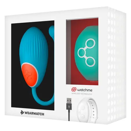 WEARWATCH Aquamarine Intimni jajasti uređaj sa daljinskim WATCHME tehnologijom, plavi