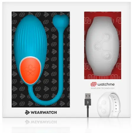 Wearwatch Plavi intimni jajasti uređaj sa WATCHME daljinskom kontrolnom tehnologijom