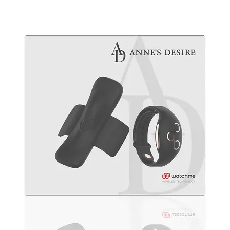 ANNE'S DESIRE Panty Pleasure ADPANTY Crna/Zlatna - Nosivi sistem sa daljinskim upravljanjem