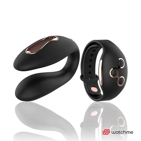 ANNE'S DESIRE AD Dual System WatchMe Black/Gold Silicone 8.5cm