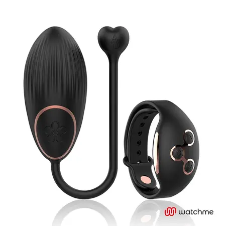 ANNE'S DESIRE AD Egg Intimni uređaj sa WATCHME daljinskim upravljanjem Crna/Zlatna 7.5cm
