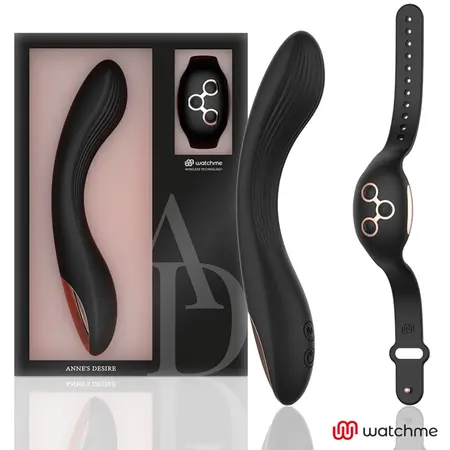 ANNE'S DESIRE Curve Crna/Zlatna Pametni intimni uređaj sa WATCHME daljinskim upravljanjem