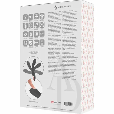 ANNE'S DESIRE Curve Crna/Zlatna Pametni intimni uređaj sa WATCHME daljinskim upravljanjem