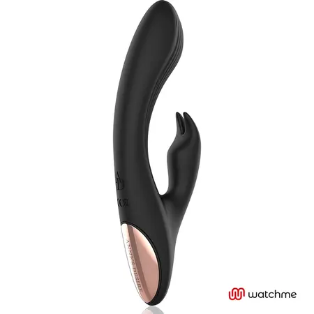 ANNE'S DESIRE AD Rabbit Dvostruki motor intimna mašina sa WATCHME Crna 20cm