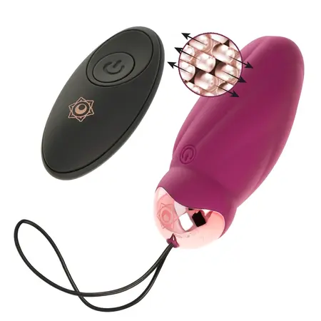Rithual Sita Bežični sistem sa rotacijom perli i vibracijom, Roze, 6cm