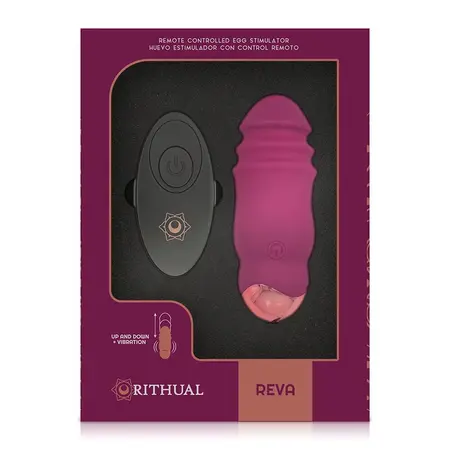 Rithual Reva Egg Daljinski upravljani intimni uređaj Up&Down sistem, Roze