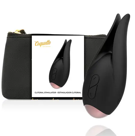 Coquette Chic Desire Crna/Zlatna Cvet - Intimni vibracioni uređaj, 10 režima