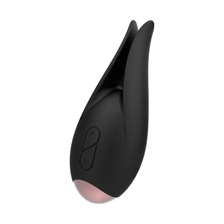 Coquette Chic Desire Crna/Zlatna Cvet - Intimni vibracioni uređaj, 10 režima