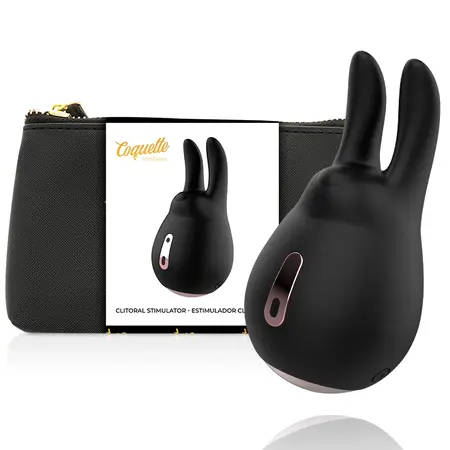 Coquette Chic Desire Model Crna/Zlatna - USB punjiv klitoralni stimulator