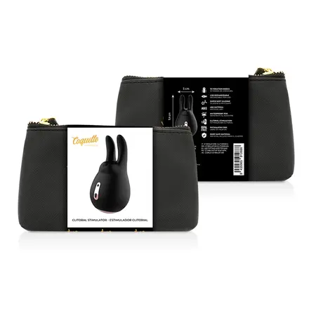 Coquette Chic Desire Model Crna/Zlatna - USB punjiv klitoralni stimulator