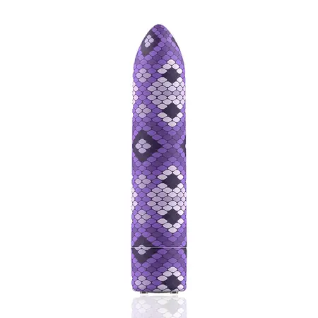 Custom Bullets Snake Magnetni punjivi mini masažer Ljubičasti 6.25cm