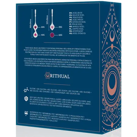 Rithual Deva Aqua Green Komplet za trening dna karlice - 4 težine, Silikon