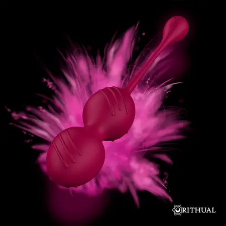 Rithual Nisha Orchid Rechargeable Vibrating Kegel Trainer - Medical Silicone