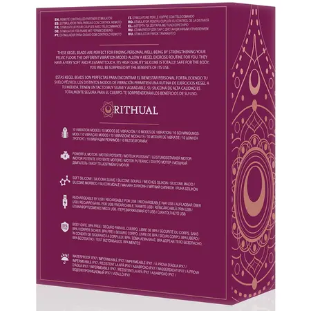 Rithual Nisha Orchid Rechargeable Vibrating Kegel Trainer - Medical Silicone