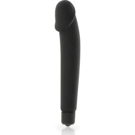 Dolce Vita Intimni silikonski uređaj Crni 7 režima, Vodootporan, 158mm