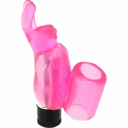Seven Creations Silikonski Finger Bunny - Fleksibilni intimni prsten, Roze