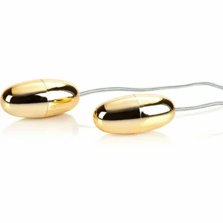 CalExotics Vibrating Bullets Gold Duo - Multi-Speed Stimulation Set