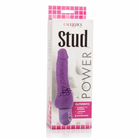 CalExotics Power Stud Cliterrific Ljubičasti Fleksibilni intimni uređaj 19cm
