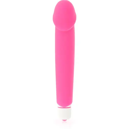Dolce Vita Silikonski intimni masažer Roze 158mm Vodootporan 7 režima