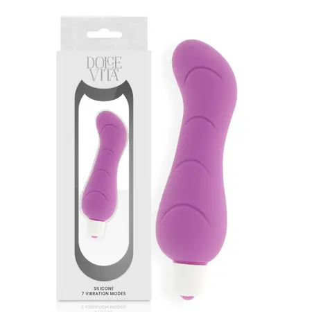 Dolce Vita G-Spot Intimna mašina Silikon Ljubičasta 7 režima 122x40mm