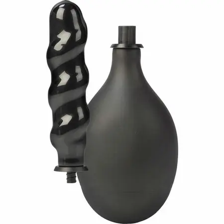 CalExotics COLT Anal Douche Black - Dual Nozzle Hygiene System