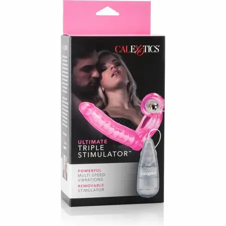 CalExotics Ultimate Triple Stimulation Flexible Intimate Device 13cm Jelly