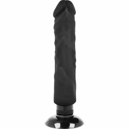 BASECOCK Flexible Vibrating Intimate Machine Black 20cm x 4cm TPE