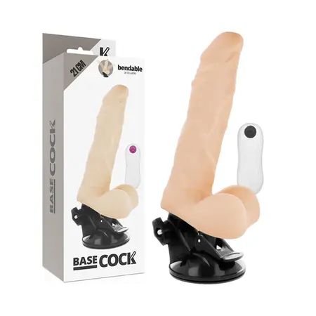 Basecock Flexible Intimate Machine 21cm Flesh with Remote Control