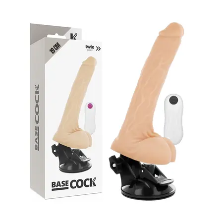Basecock Realistic Touch Intimate Device 19cm Flesh with Remote Control