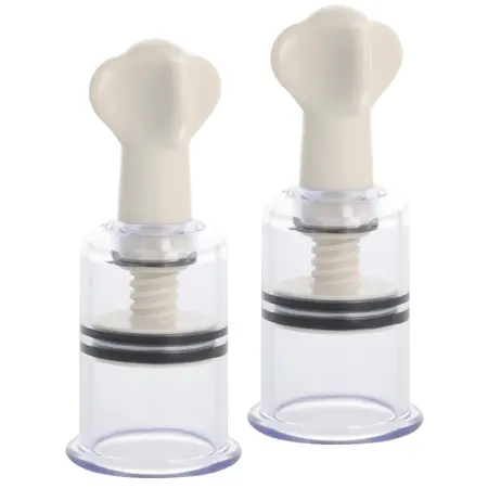 Darkness Nipple Enhancers Transparent 3.1 cm Diameter Set of 2