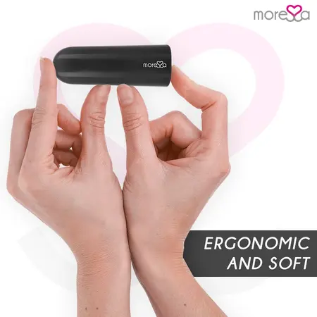 Moressa Nix Black Wireless Vibration System with Remote Control, 77x28mm