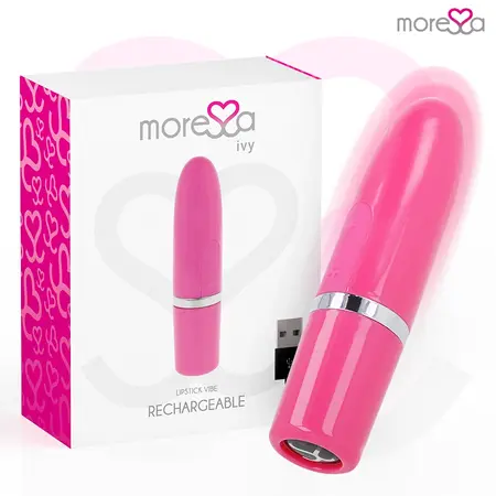 Moressa Ivy Travel Intimni Vibrator, Roze, Punjenje Silikon, 9 Režima