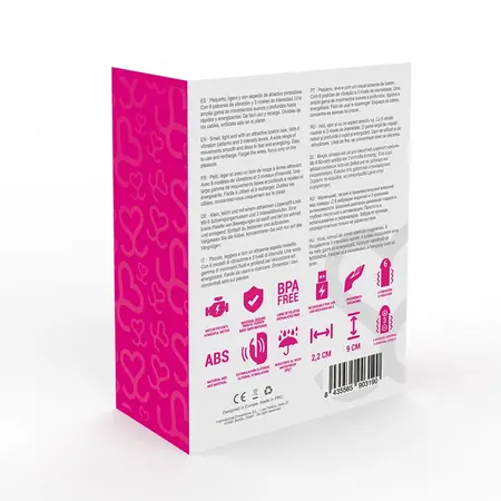 Moressa Ivy Travel Intimni Vibrator, Roze, Punjenje Silikon, 9 Režima