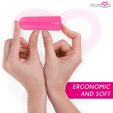 Moressa Ivy Travel Intimni Vibrator, Roze, Punjenje Silikon, 9 Režima
