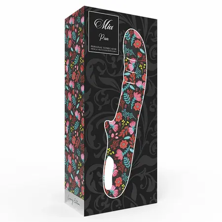 MIA Pisa Roze Vibrirajući Uređaj - Dva Motora, 10 Režima, Silikon, 20.7 cm