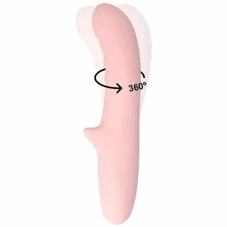 MIA Pisa Roze Vibrirajući Uređaj - Dva Motora, 10 Režima, Silikon, 20.7 cm