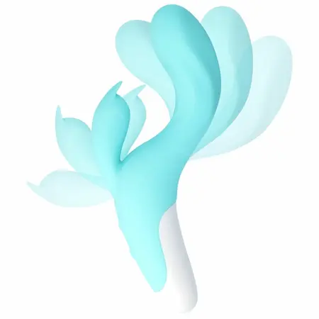 MIA Dresde Vibrator Tirkiz - Dva Motora, Vodootporan, 19.2 cm