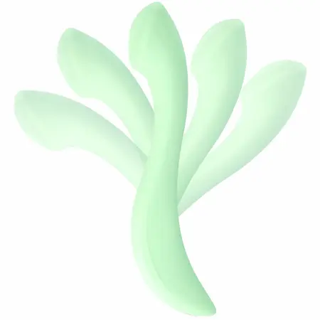 MIA Devon Vibrator Green - Flexible Silicone, 10 Modes, Waterproof