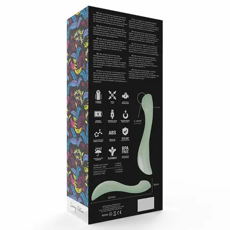 MIA Devon Vibrator Green - Flexible Silicone, 10 Modes, Waterproof