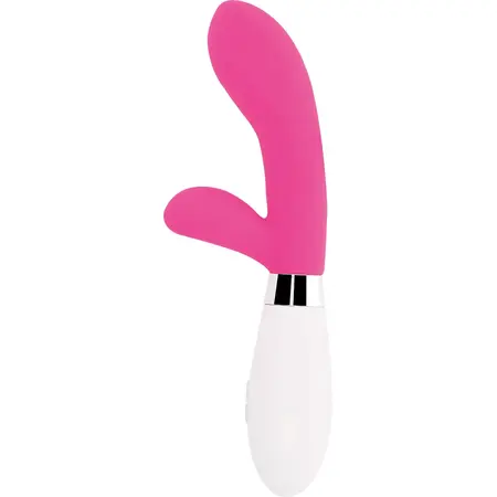 Glossy Jackson Rabbit Roze Silikonski Masažer Dva Motora 12cm