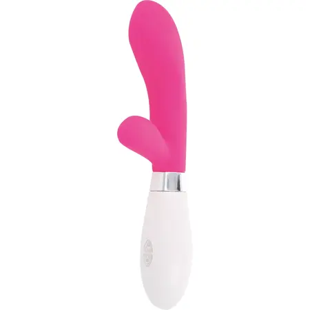Glossy Jackson Rabbit Roze Silikonski Masažer Dva Motora 12cm