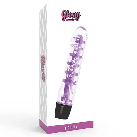Glossy Lenny Intimni Lični Vibrator Ljubičasti 14cm Vodootporan TPE