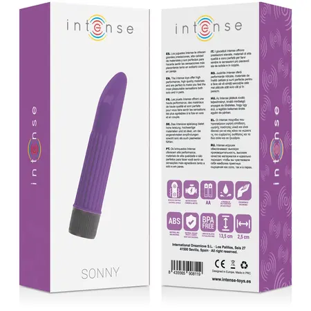 INTENSE Sonny Ljubičasti Kompaktni Masažer ABS 13.5cm Snažna Vibracija