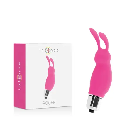 Intense Roger Rabbit Rosa Kompaktni Silikonski Stimulator 9cm Roze