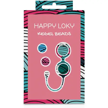 Happy Loky Kegel Kuglice Set - 4-Step Progresivni Trener Zdeličnog Dna, Roze