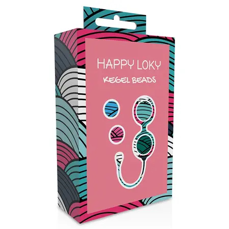 Happy Loky Kegel Kuglice Set - 4-Step Progresivni Trener Zdeličnog Dna, Roze