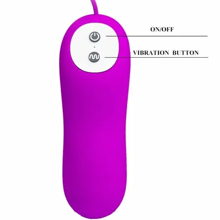 Pretty Love Harriet Intimate Silicone Egg with 12 Vibration Modes Pink