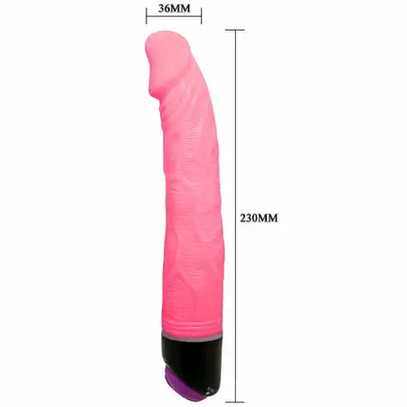 Baile Adour Club Vibrating Device 23 cm Pink Multispeed Shaft