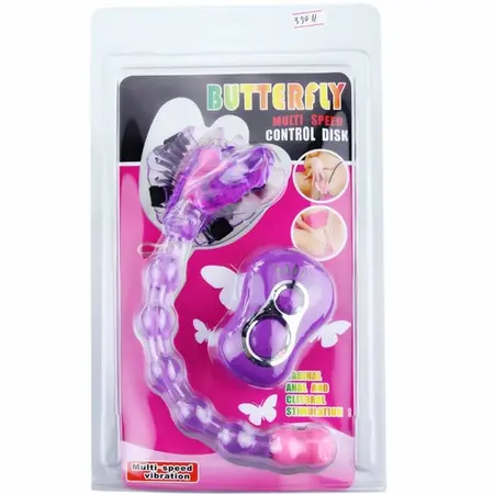 Baile Butterfly Adjustable Intimate System Lilac with Remote Control