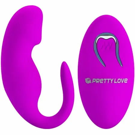 Pretty Love Remote-Controlled Silicone Vibrating Clamp - 12 Modes, USB Rechargeable